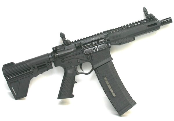 ATI ALPHA MAXX AR Pistol - Black | 5.56NATO | 7.5" barrel | 7" M-LOK Rail | 60rd | Rear Blade