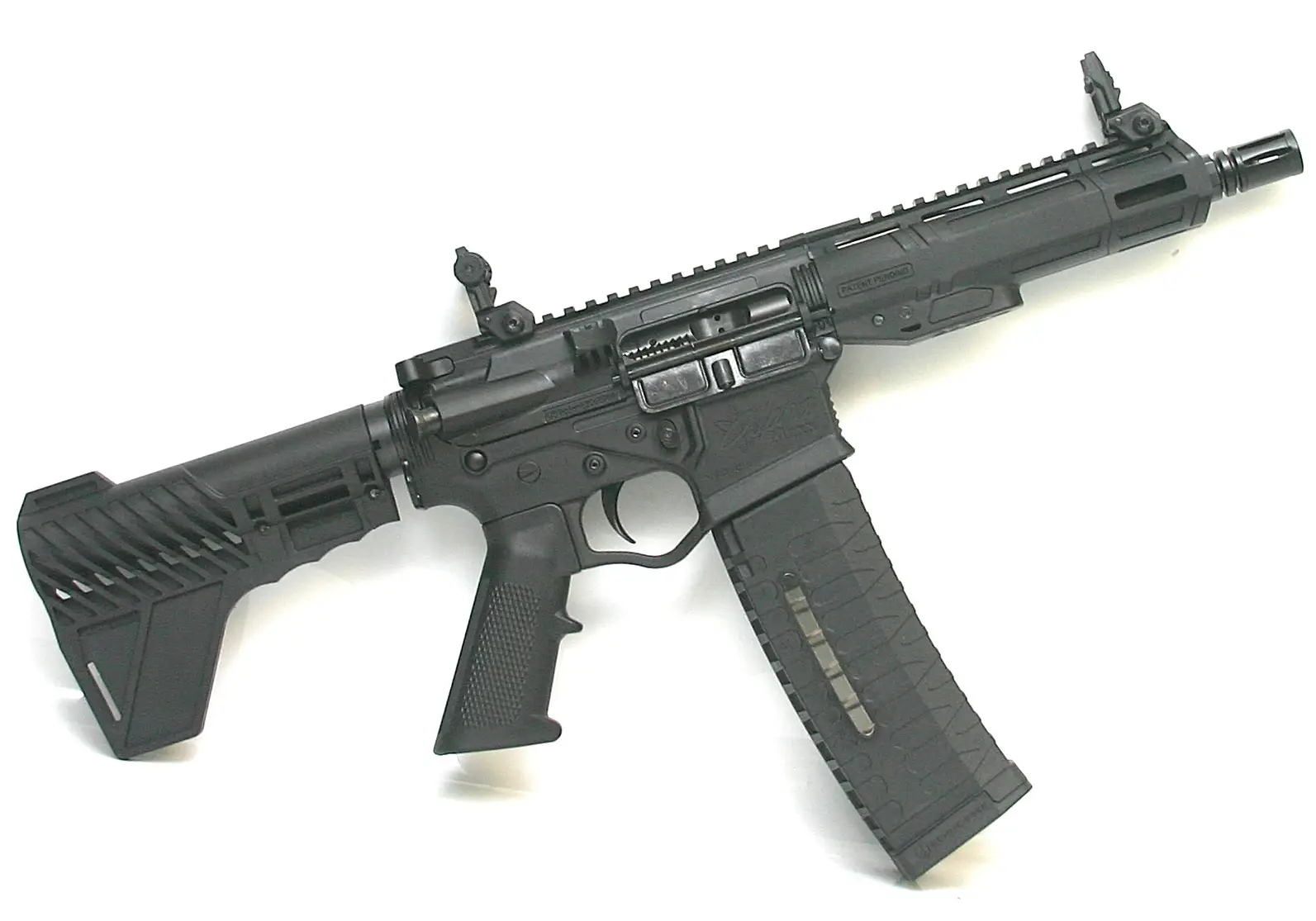 ATI ALPHA MAXX AR Pistol - Black | 5.56NATO | 7.5" barrel | 7" M-LOK Rail | 60rd | Rear Blade