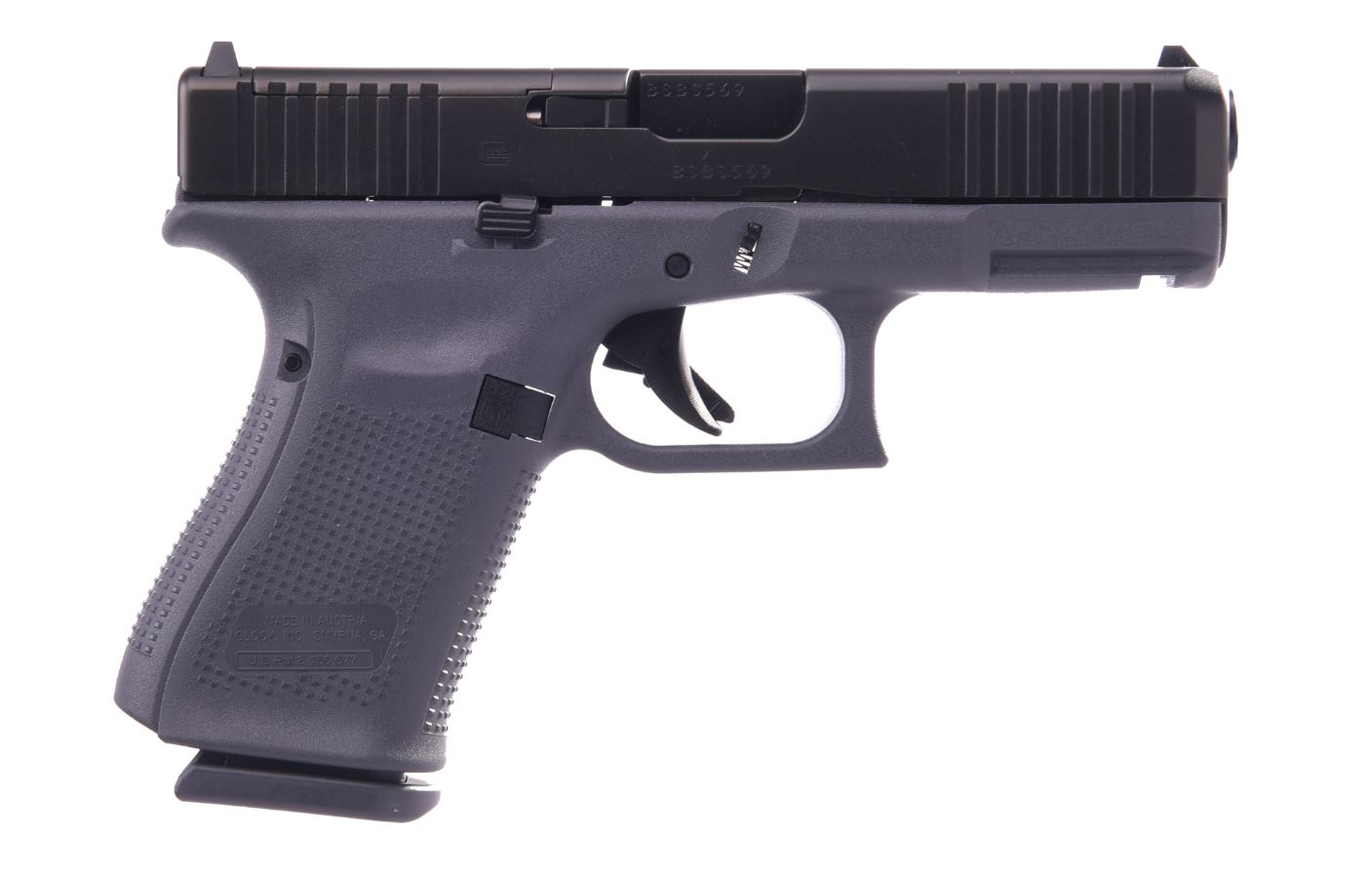 GLOCK G19 G5 9MM 15+1 4.0" MOS GRAY