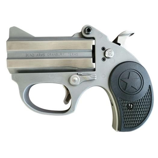Bond Arms Stinger RS Handgun 38 SPL 2/rd 3" Barrel Silver with Black Grips