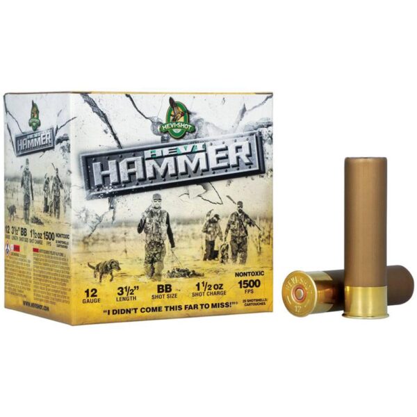 HEVI-Shot Hevi-Hammer Shotshell 12 ga 3.5" 1.5 oz 1500 fps BB 25/rd