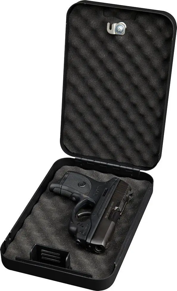 Bulldog Personal Safe with Key Lock & Security Cable