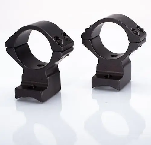 Talley Lightweight Alloy Scope Mount Combo Remington 700-721-722-725-40X 30mm Med LA 20MOA - Black Anodized