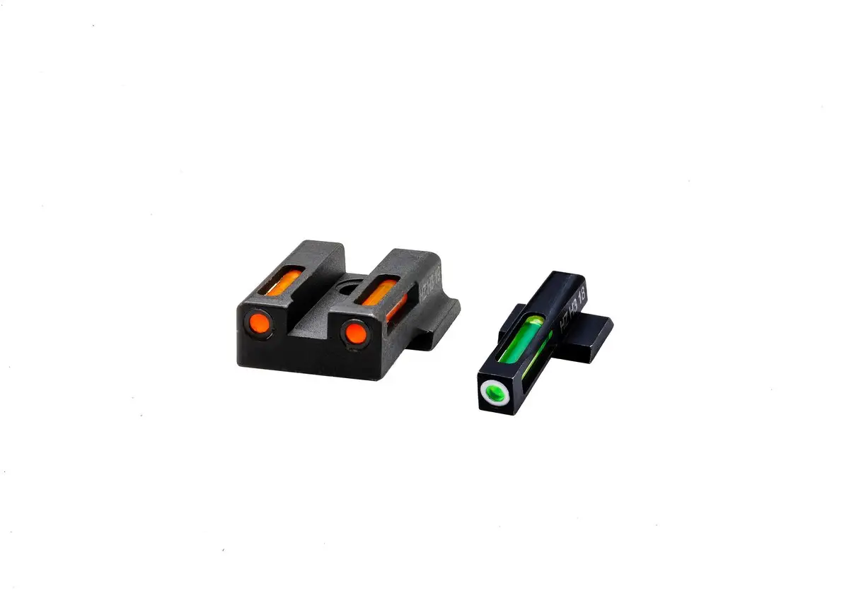 HIVIZ LiteWave H3 sight Orange/Green LitePipe/White front ring fits S&W M&P 9EZ models