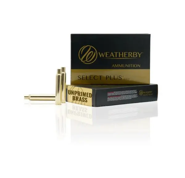 Weatherby Unprimed Brass Rifle Cartridge Cases 300 PRC 50/ct