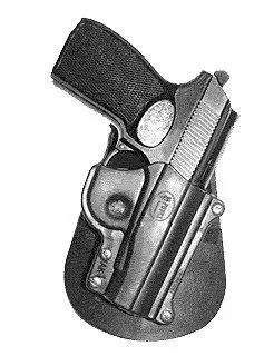 Fobus Standard Paddle Holster for Makarov Black Right Hand