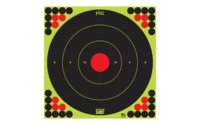 PRO-SHOT TARGET 17" GRN BULLSEYE 5PK