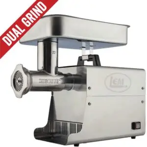 LEM Products #22 Big Bite Dual Grind Meat Grinder - 1 HP