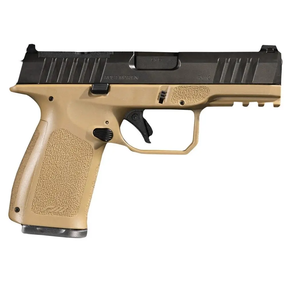 Rost Martin RM1C Handgun 9mm Luger 10rd (2) Magazines 4" Barrel FDE Optics Ready CA Model