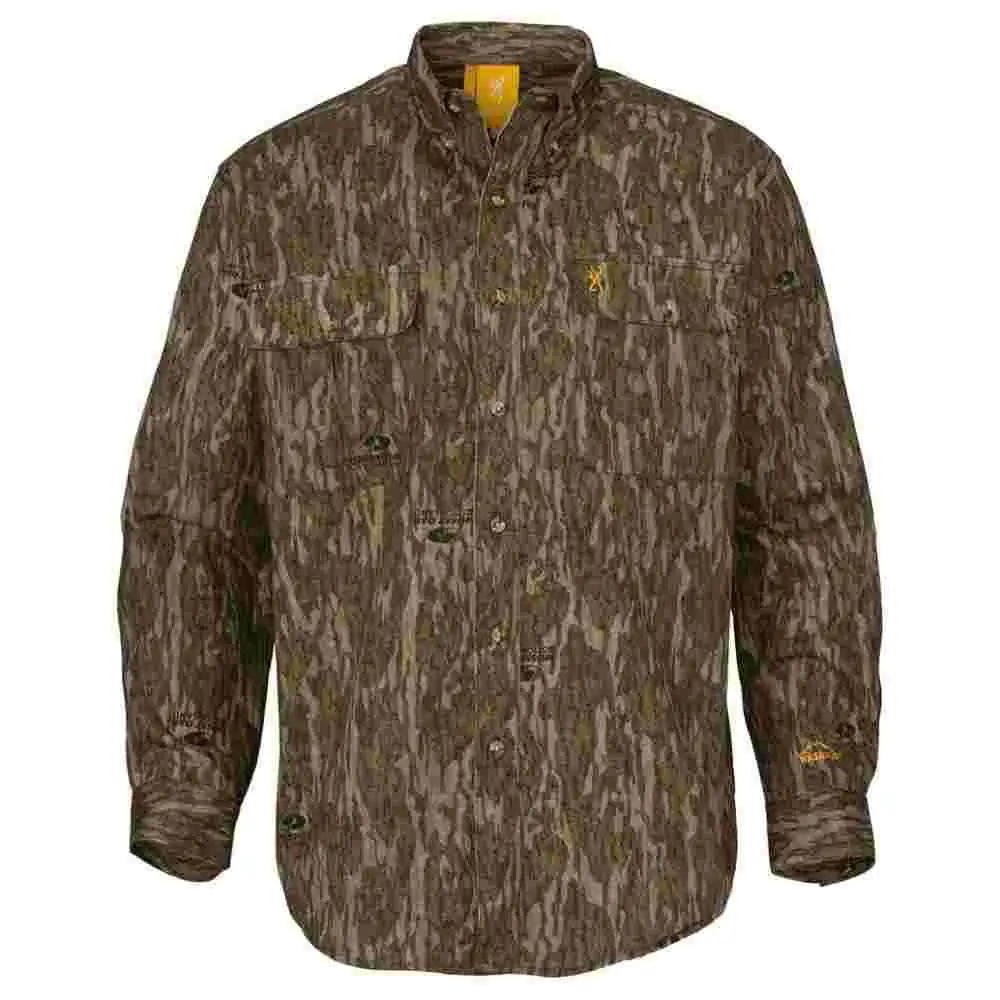 Browning Wasatch-CB Shirt Button-Front 2 Pocket Mossy Bottomland XL
