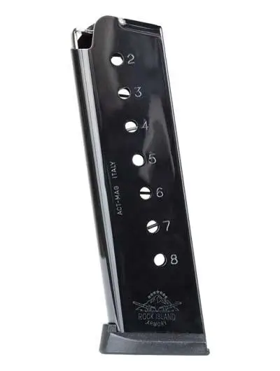 Rock Island Armory ACT-MAG Magazine for Full Size 1911 .45ACP Blued 8/rd