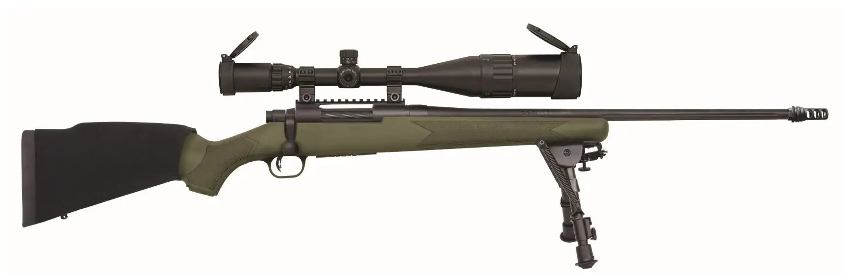 MOSSBERG PATRIOT 300WIN BL/ODG 24" SCPE