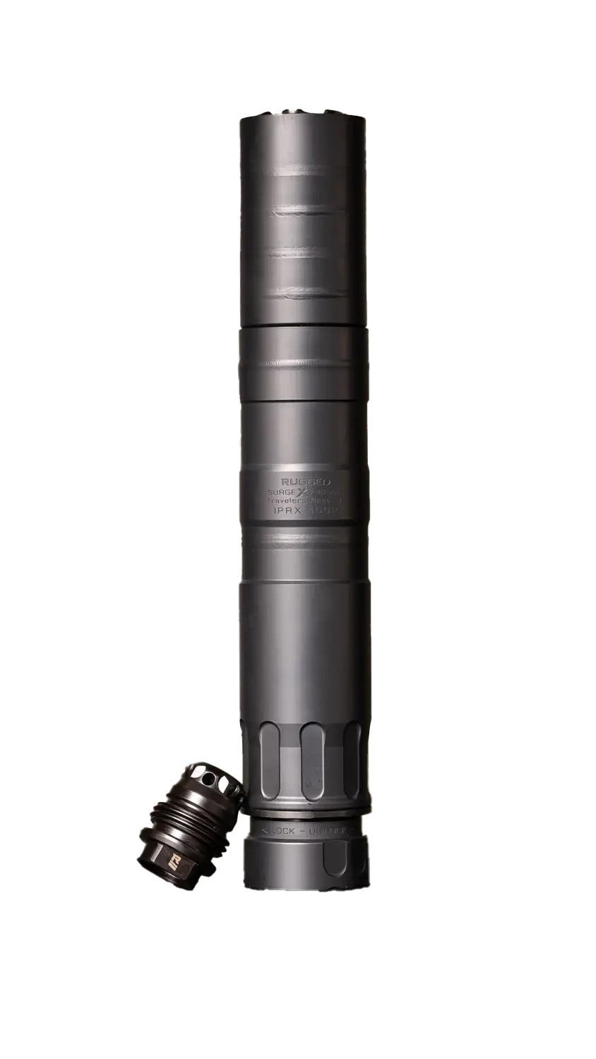 RUGGED SUPPRESSORS SURGEX 7.62 SILENCER BLACK