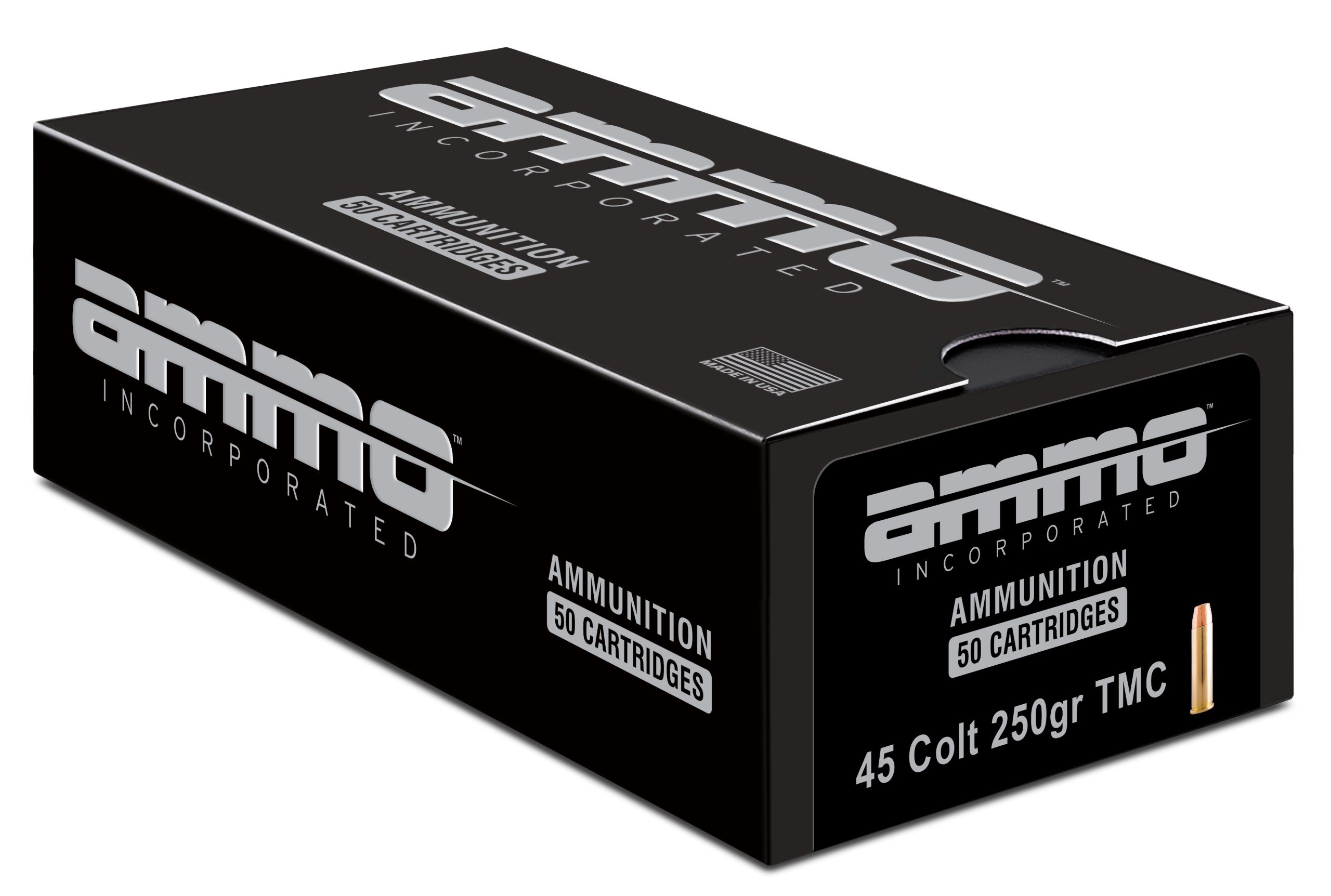 Ammo Inc Signature .45 Long Colt Handgun Ammo - 250 Grain | TMC | 50rd Box