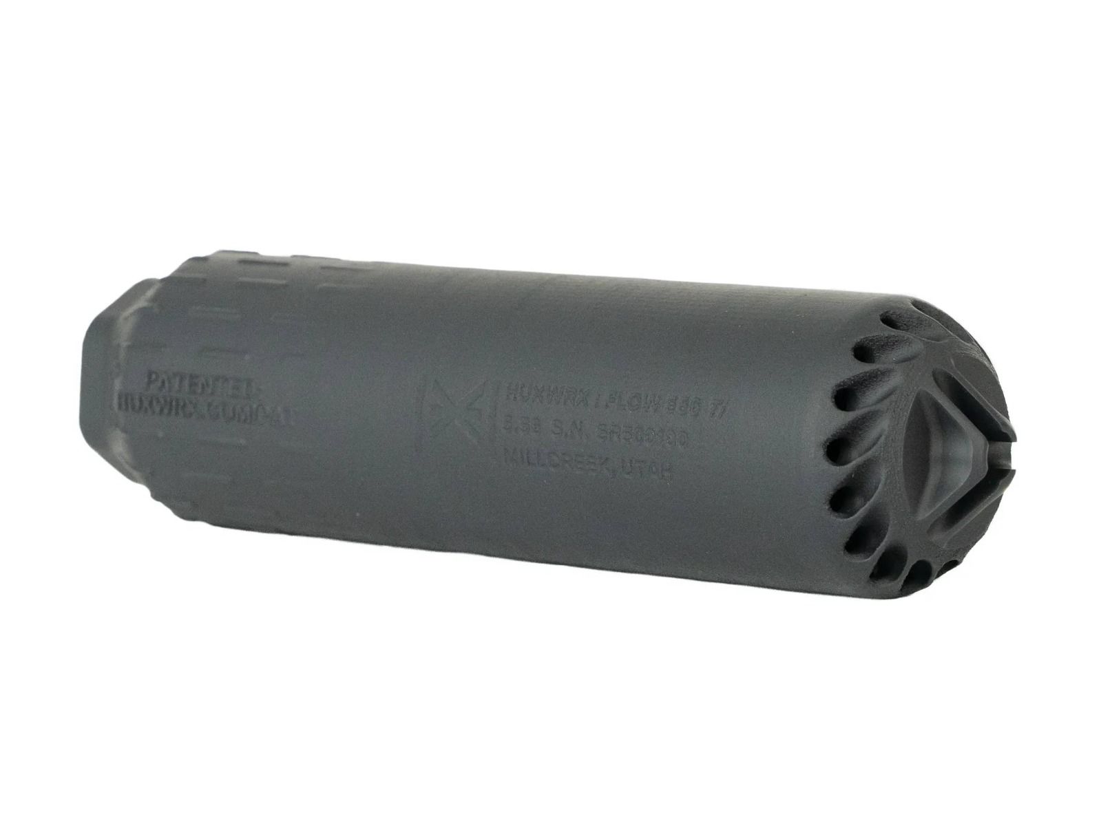 Huxwrx FLOW 556 Ti Suppressor + Flash Hider - Black