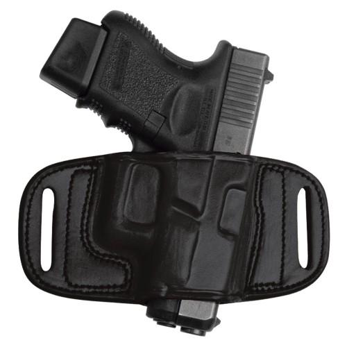Tagua Gunleather Quick Draw Belt Holster for Colt Gov't 1911 5"/Commander 1911 4"/Officers 1911 3.5"/Most 1911 w/o rail Black Right Hand