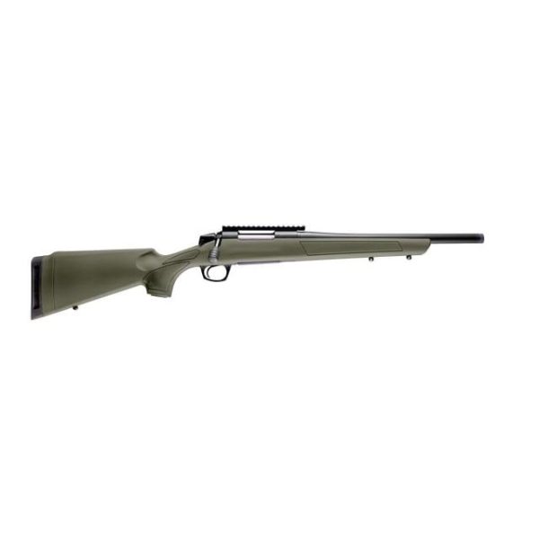 CVA Cascade SR Rifle .300 Blackout 4rd Capacity 16.5" Threaded Cerakote Black Barrel OD Green Stock Pic Rail